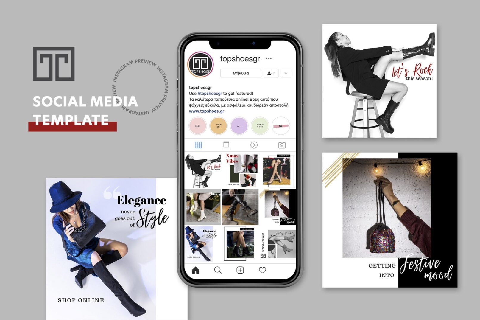 Top Shoes Instagram Template